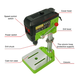 220V Mini elektrische Bohrmaschine Mikro bohrmaschine mit variabler Geschwindigkeit Perlens chmuck - Product Image 4