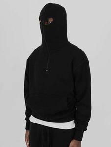 Sweat à capuche personnalisé avec design unique, capuche intégrale pour homme, logo personnalisé, yeux <span class=keywords><strong>Oken</strong></span>, sweat à capuche avec couvre-visage, 100% coton - Product Image 3