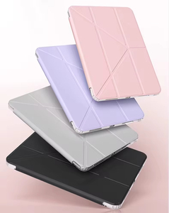 Rõ ràng Acrylic PU da 3 + Y gấp lật đứng bút khe cắm chống sốc chống uốn Tablet Pad trường hợp đối với iPad Air Mini 6 7 10.2 12.9 13 - Product Image 6