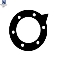 Junta de goma EPDM FKM NBR personalizada, arandela de sellado de válvula resistente a altas temperaturas para fabricantes de bridas de tuberías industriales de uso pesado