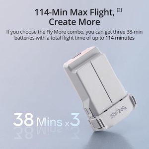 DJI <span class=keywords><strong>Mini</strong></span> 3 Bay Hơn Combo Trọng Lượng Nhẹ 4K Máy Ảnh Drone Cho Người Lớn 38-Min Thời Gian Bay 32800ft Truyền Video Dọc - Product Image 4