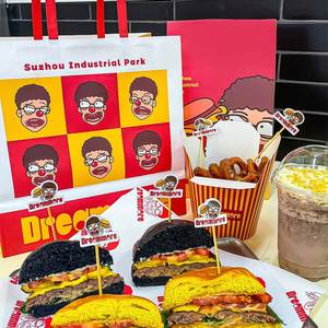 Bolsas de Papel Kraft Ecológicas con Logotipo Personalizado y Asas Planas para Comida Rápida, Pollo Frito y Hamburguesas - Product Image 5