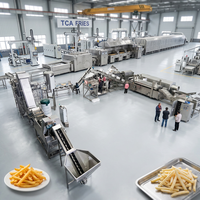 Máquina Automática para Hacer Papas Fritas con Control de Grosor de Corte Uniforme para Tiras de Patata Congeladas de Calidad Consistente