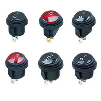 Petit interrupteur à bascule électrique KCD1, bouton on/off, 2 broches, noir ip67, étanche