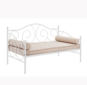 pull out metal double sofa bed folding metal futon bed with slats