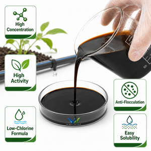 <span class=keywords><strong>Engrais</strong></span> organique <span class=keywords><strong>liquide</strong></span> au fulvate de potassium |   350g/L Matière organique 4L Concentré |   Pulvérisation foliaire et irrigation du sol pour toutes les cultures |   Faible - Product Image 5