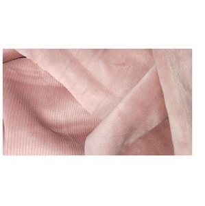 Tissu en velours côtelé respirant et léger de bonne qualité, importé, doux et chaud pour manteaux, vêtements d'hiver, articles de mode en gros - Product Image 1