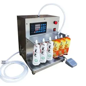 Stand Up Suction Bag Milk Liquid Filling Machine Pouch Doypack Filling Sealing Machinery