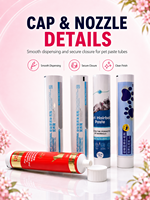 Pâte Gel Cosmétique Nutritionnelle en Gros 120ml Emballage Tube Aluminium-Plastique Écologique Bouchon à Vis Impression UV Couleur Personnalisée