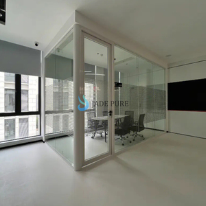 แผ่นกระจกนิรภัยฝ้าสำหรับ<span class=keywords><strong>กั้น</strong></span>ในสำนักงาน - Product Image 3