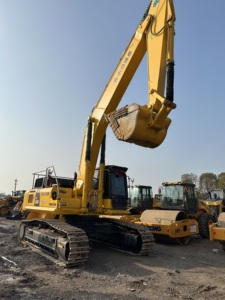 Excavadora de cadenas Komatsu PC450 usada original de Japón, en buen estado, con pocas horas de trabajo, excavadora grande para minería - Product Image 1
