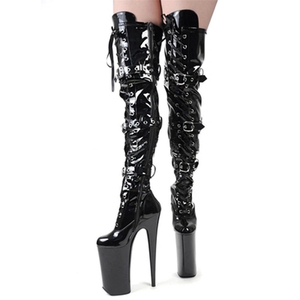 New Tacones Mujer Talons Chaussures Femmes 20cm Mature Sexy Women Thigh High <b>Heel</b> Shoes Over the Knee Boots for Ladies - Product Image 5