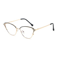 Lunettes œil-de-chat incrustées de diamants, métalliques, photochromiques, anti-lumière bleue, tendance et polyvalentes, pour les fêtes et les voyages