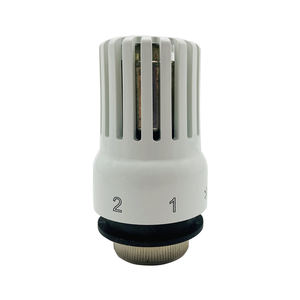 थोक सफेद तापमान नियंत्रण रेडिएटर थर्मोस्टैटिक वाल्व सिर - Product Image 3