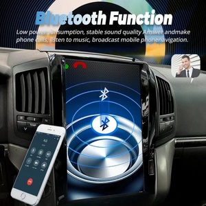 16inch for Toyota Land Cruiser LC200 2008-2015 Stereo Car Radio Multimedia Player Android Vertical Screen CarPlay <b>GPS</b> <b>Navigation</b> - Product Image 4
