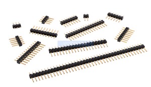 254mm Spacing 1 <strong>2</strong> <strong>3</strong> 4 5 6 7 8 10 1240p Single Row straight pin 3U goldplated - Product Image 4