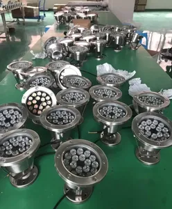 <span class=keywords><strong>Luces</strong></span> <span class=keywords><strong>LED</strong></span> subacuáticas para piscina, fuente de luz RGB, RGBW, DMX, resistente al agua, sumergible, 12V, IP68 - Product Image 6