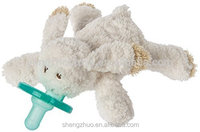 Jouet de sucette personnalisé en peluche animal éléphant ours singe chien en forme de nouveau-né bébé