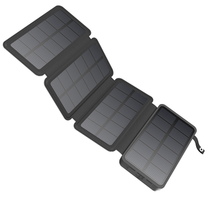 Powerbank portable pour panneau <span class=keywords><strong>solaire</strong></span> avec logo personnalisé 20000mah pour <span class=keywords><strong>chargeur</strong></span> de téléphone avec lumière de camping pliable - Product Image 1