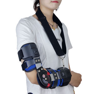Bản lề khuỷu tay hỗ trợ cánh tay Exerciser điều chỉnh bản lề khuỷu tay đôi dây đeo cho cánh tay phục hồi Nẹp hỗ trợ sau chấn thương - Product Image 1