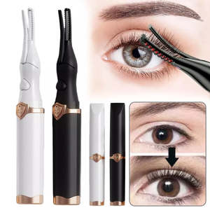 <b>Heated</b> Eyelash Curler 2-in-1 Clip-Type Design 3 Temperature Modes <b>USB</b> Rechargeable Electric Eyelash Curler for Women Girls Gift - Product Image 3