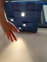 Panneau acoustique mural en fibre de polyester 3D, panneau insonorisant décoratif