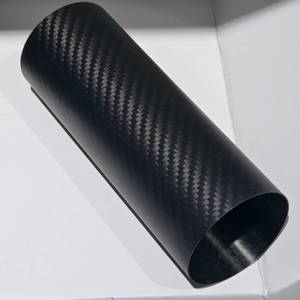 Tubes ronds en fibre de carbone de qualité industrielle - Composants de support à haute rigidité et faible déformation pour équipements automatisés - Product Image 3