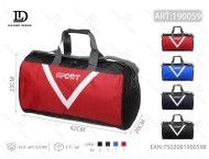 Borsa Sportiva Cilindrica da Viaggio di Media Dimensione in Poliestere Resistente con Chiusura a Cerniera Unisex per Fitness - Product Image 1