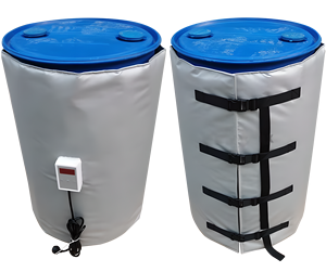 Couverture chauffante flexible pour fût et baril industriel de 1860 x 860 mm, 55 gallons, chauffe-réservoir pour fût à huile de 200 L, 205 L, 210 L - Product Image 2