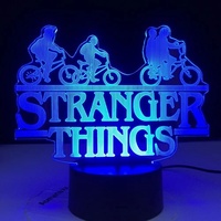 Veilleuse LED Stranger Things, série télévisée américaine, changement de couleur, capteur tactile