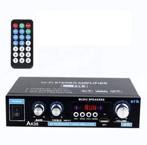 Hệ thống khuếch đại âm thanh mini âm thanh kỹ thuật số với đầu ra 2 kênh và đĩa USB AK 35 hoàn hảo cho những người đam mê âm thanh có độ trung thực cao - Product Image 2