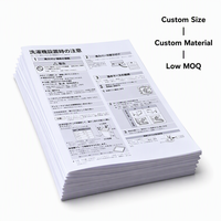 Manuel d'utilisation personnalisé en papier laminé couleur CMYK, écologique, plié en deux, à prix abordable, pour promotion, impression usine