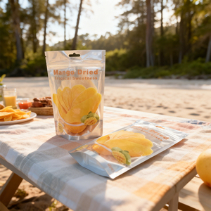 Bolsa de Plástico para Envasado de Alimentos con Impresión Digital HD, Bolsa de Mylar Holográfica Biodegradable y Ecológica con Logotipo UV para Envasado de Carne Seca - Product Image 2