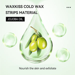 WAXKISS Vente en gros <span class=keywords><strong>de</strong></span> bandes <span class=keywords><strong>de</strong></span> <span class=keywords><strong>cire</strong></span> <span class=keywords><strong>froide</strong></span> prêtes à l'emploi, kit <span class=keywords><strong>de</strong></span> bandes <span class=keywords><strong>de</strong></span> <span class=keywords><strong>cire</strong></span> corporelle pour l'épilation des jambes - Product Image 3