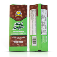 LT personnalisé imprimé café Bopp Cpp film soufflé alimentaire feuille d'aluminium finition brillante barre de chocolat emballage dos joint sac Sachet