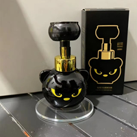Distributeur de savon mousse en forme de patte de chat, flacon pompe pour savon, flacon à pression pour désinfectant pour les mains, distributeur de savon mousse mignon en forme de patte de chat