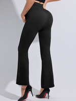 Chunwei B308 vente en gros de femmes sur le ventre grossesse entraînement Yoga pantalons évasés leggings de maternité