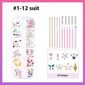 Perceuse <span class=keywords><strong>dentaire</strong></span> 3D ornement de <span class=keywords><strong>diamant</strong></span> en cristal transfrontalier outils de bricolage différentes formes couleur Kit de gemmes dentaires pour bijoux de dents - Product Image 6