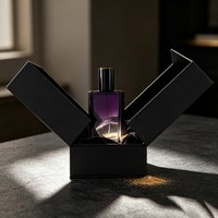 Boîte à parfum en carton personnalisée, emballage cadeau de luxe à double porte, impression pour marque de parfum