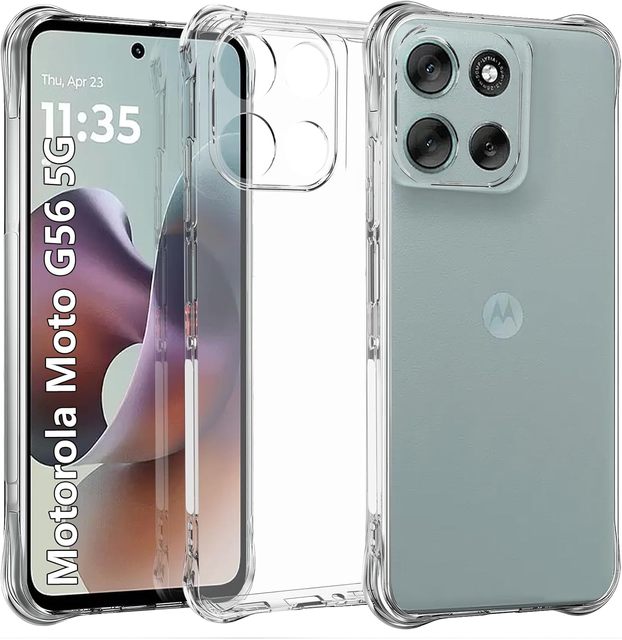 Clear TPU Four Corners for Motorola Moto G56 G86 Soft TPU Mobile Phone Case Full Protection Design