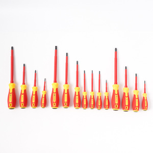 Professional <b>Screwdriver</b> Set 1-20 Pcs Cross Phillips Magnetic Insulated Industrial Grade Textured Handle - Product Image 5