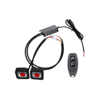 Lumière œil de démon pour moto, lumière LED dynamique pour voiture, lumière multicolore pour pupille, lampes œil personnalisables