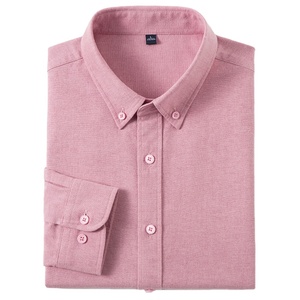 <span class=keywords><strong>Oxford</strong></span> algodón sarga hombres de alta calidad antiarrugas manga larga para Polo personalizable blanco negocios Formal otoño - Product Image 1