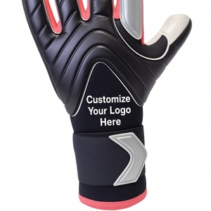 Gants de gardien de but en cuir de haute qualité, respirants, antidérapants, avec fermeture auto-agrippante pour hommes - Soccer Max - Product Image 4