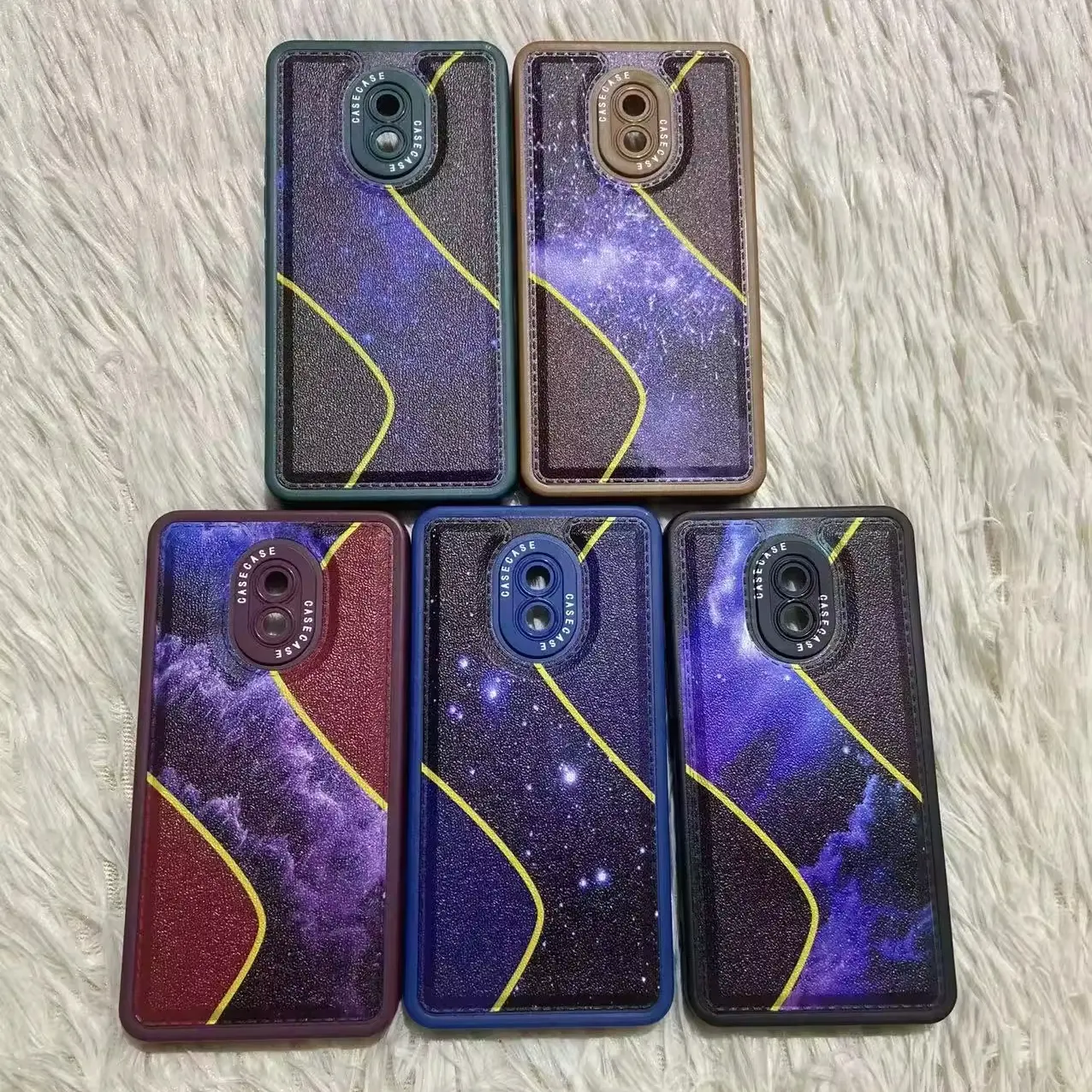 Factory Price TPU Leather Pattern Design Phone Case for ITEL A16 Custom Printing Phone Cover for Samsung A15 A25 A35 A55 5G