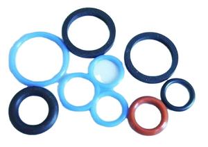 Vyr काले उच्च लोचदार छोटे प्राकृतिक रबर रंग की अंगूठी मिनी रबर बैंड - Product Image 5