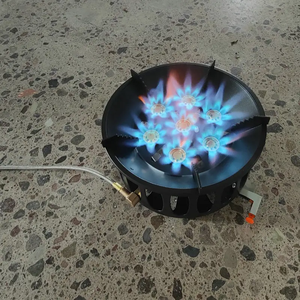 Cuisinière à 7 brûleurs au <span class=keywords><strong>butane</strong></span> pour l'extérieur Réchaud de camping extérieur à sept cœurs Mini <span class=keywords><strong>barbecue</strong></span> de cuisson multifonction - Product Image 5