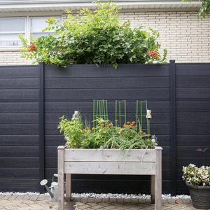 Dễ dàng cài đặt 3D sâu dập nổi không thấm nước chống cháy moistureproof vườn WPC hàng rào cao cấp hàng rào lưới mắt cáo & Cổng - Product Image 1