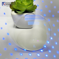 Lentilles optiques transparentes 1.56 anti-lumière bleue SHMC anti-UV, verres de blocage de la lumière bleue pour lunettes, prix de gros