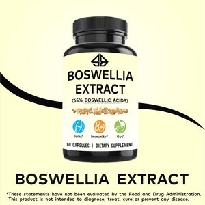 Extracto de Incienso Ayurvédico Indio de Marca Privada, Ácidos Boswélicos, Salud de las Articulaciones, Inmunidad, Intestinal y Metabólica, 60 Cápsulas, COA - Product Image 5